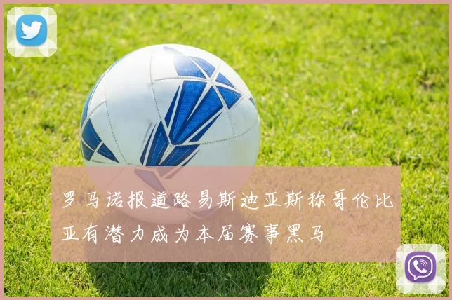 罗马诺报道路易斯迪亚斯称哥伦比亚有潜力成为本届赛事黑马