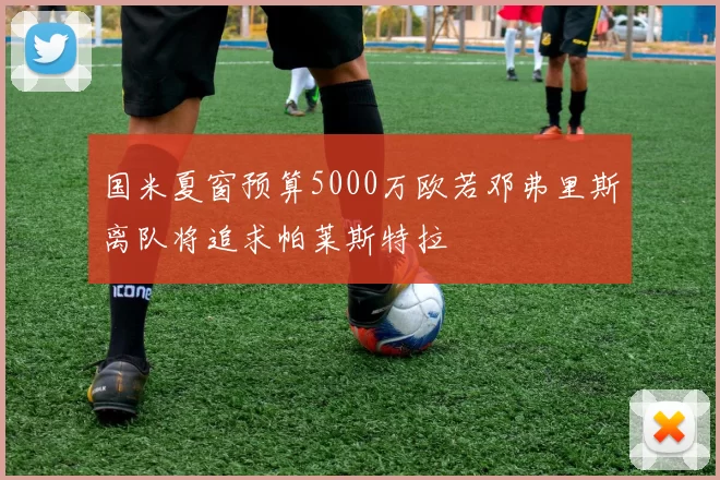 国米夏窗预算5000万欧若邓弗里斯离队将追求帕莱斯特拉